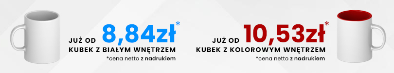 Kubki reklamowe z nadrukiem, logo firmy