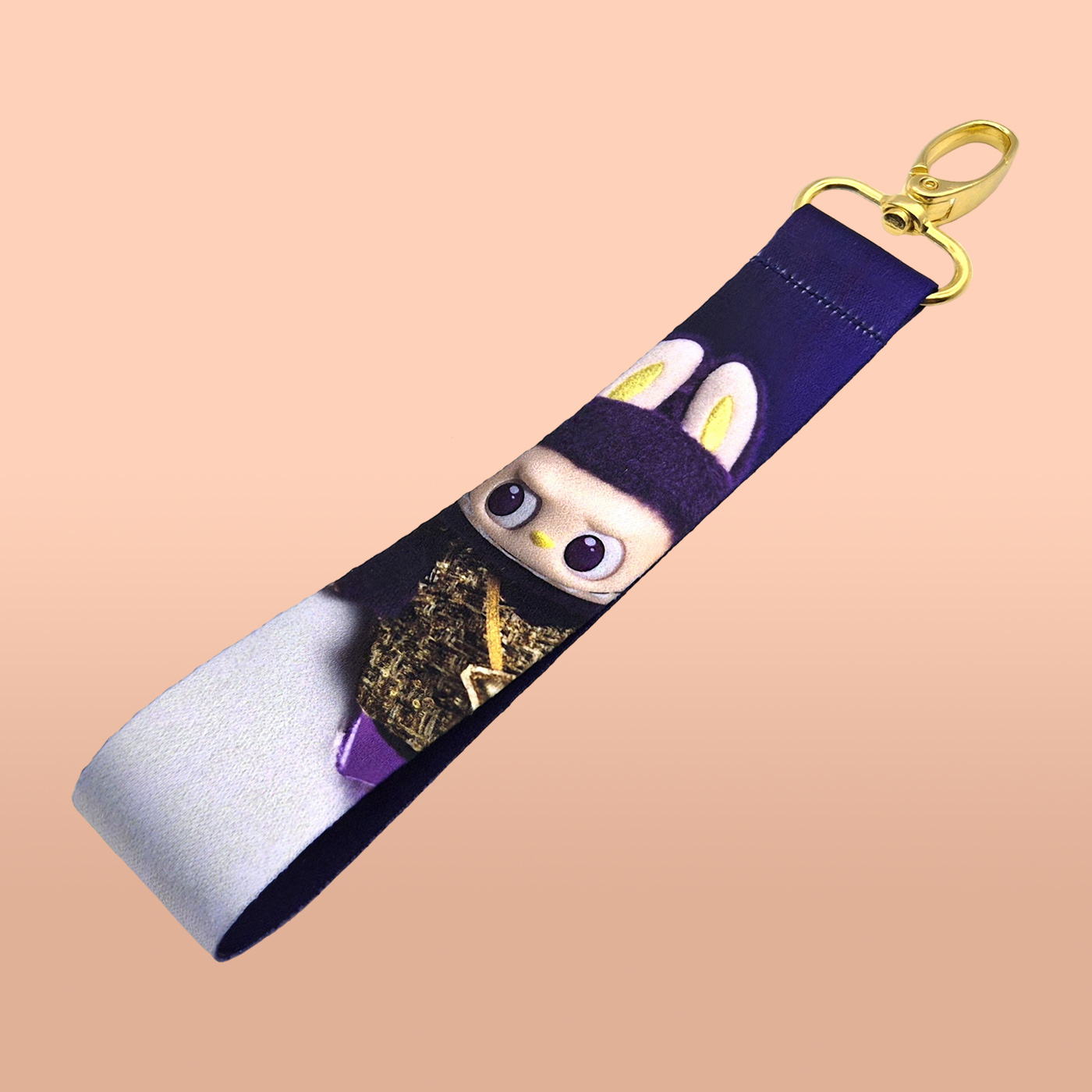 Brelok z motywem LABUBU Purple Gold Brelok z motywem LABUBU Purple Gold