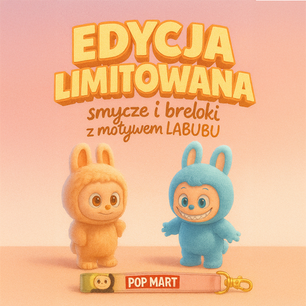 Smycze i breloki z motywem LABUBU
